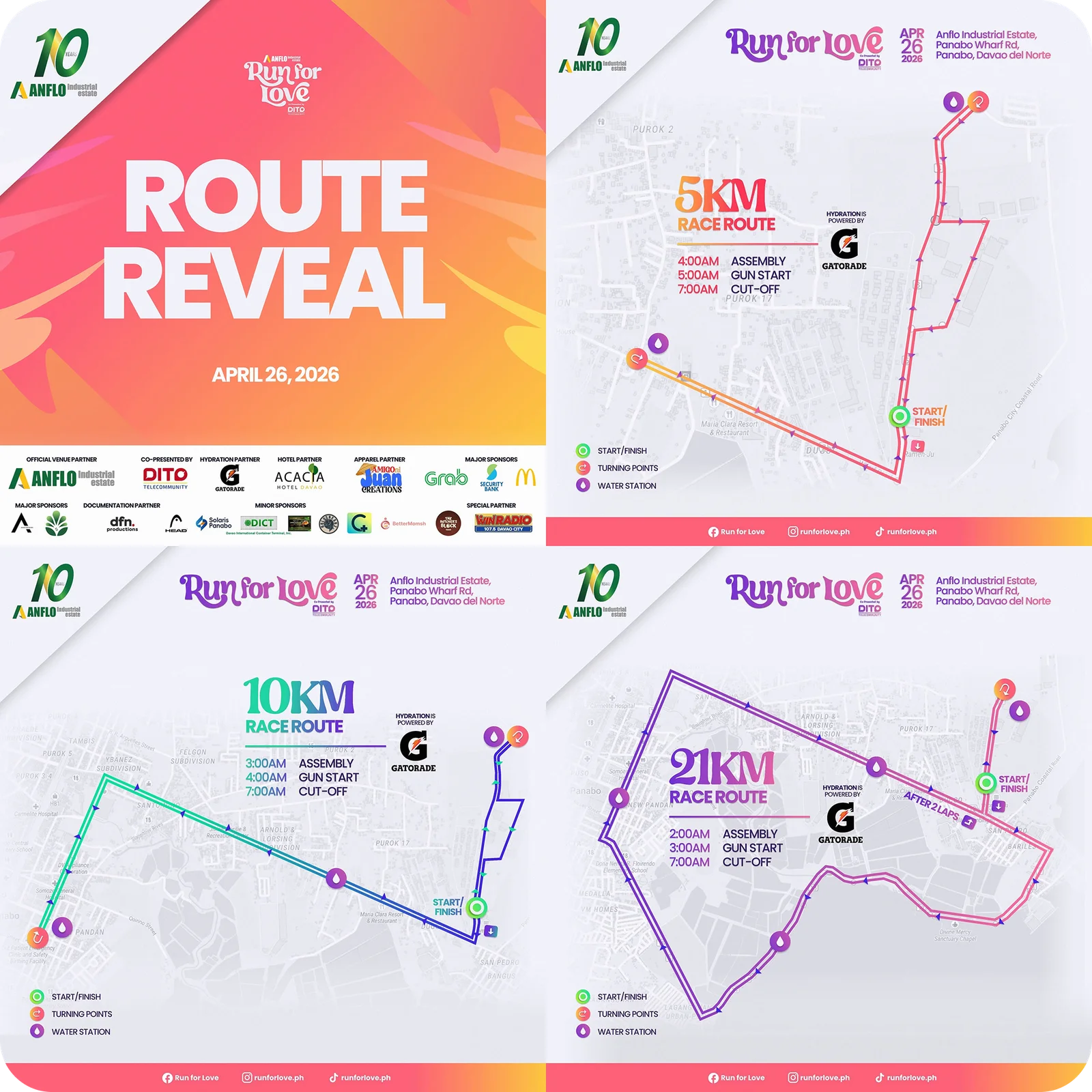 Route reveals